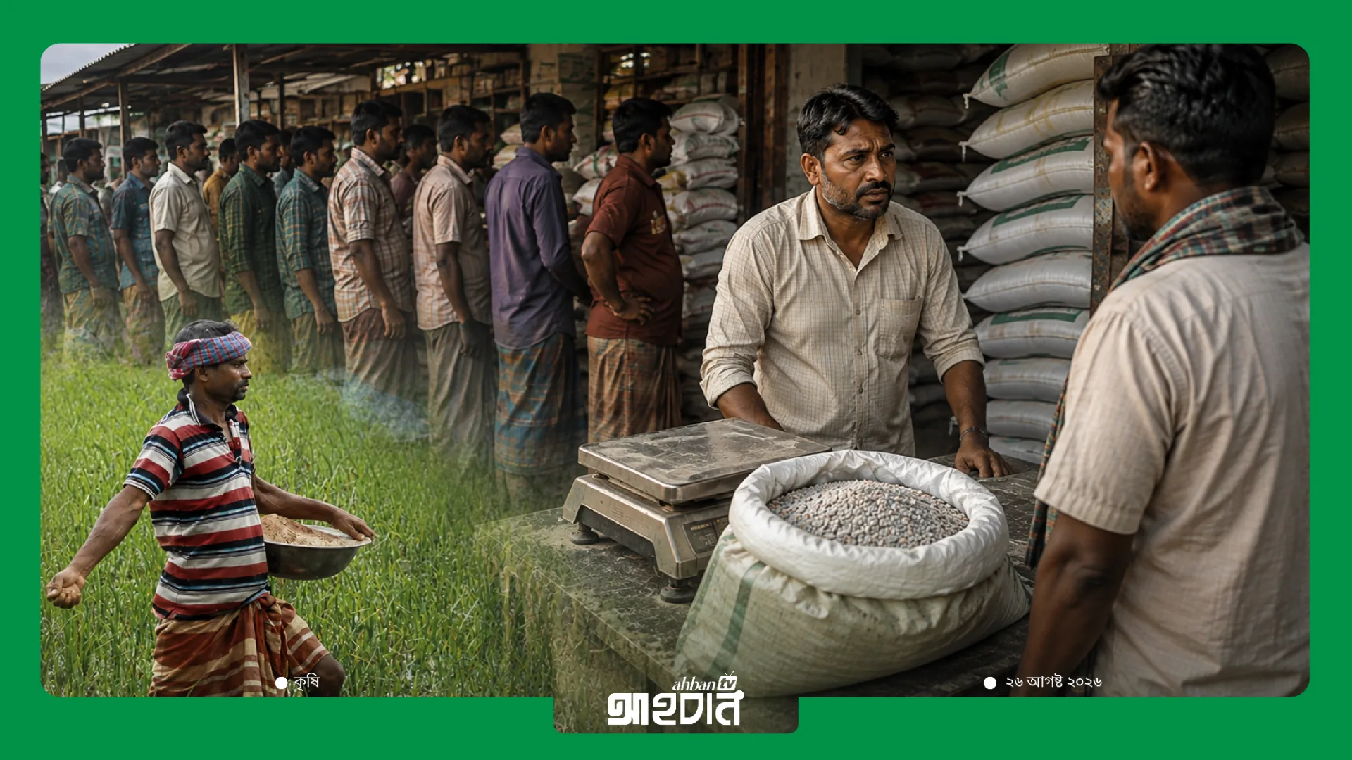 গুদামে সার আছে, মাঠে মিলছে না—কৃষকের অভিযোগ ‘কৃত্রিম সংকট’, বাড়ছে দাম