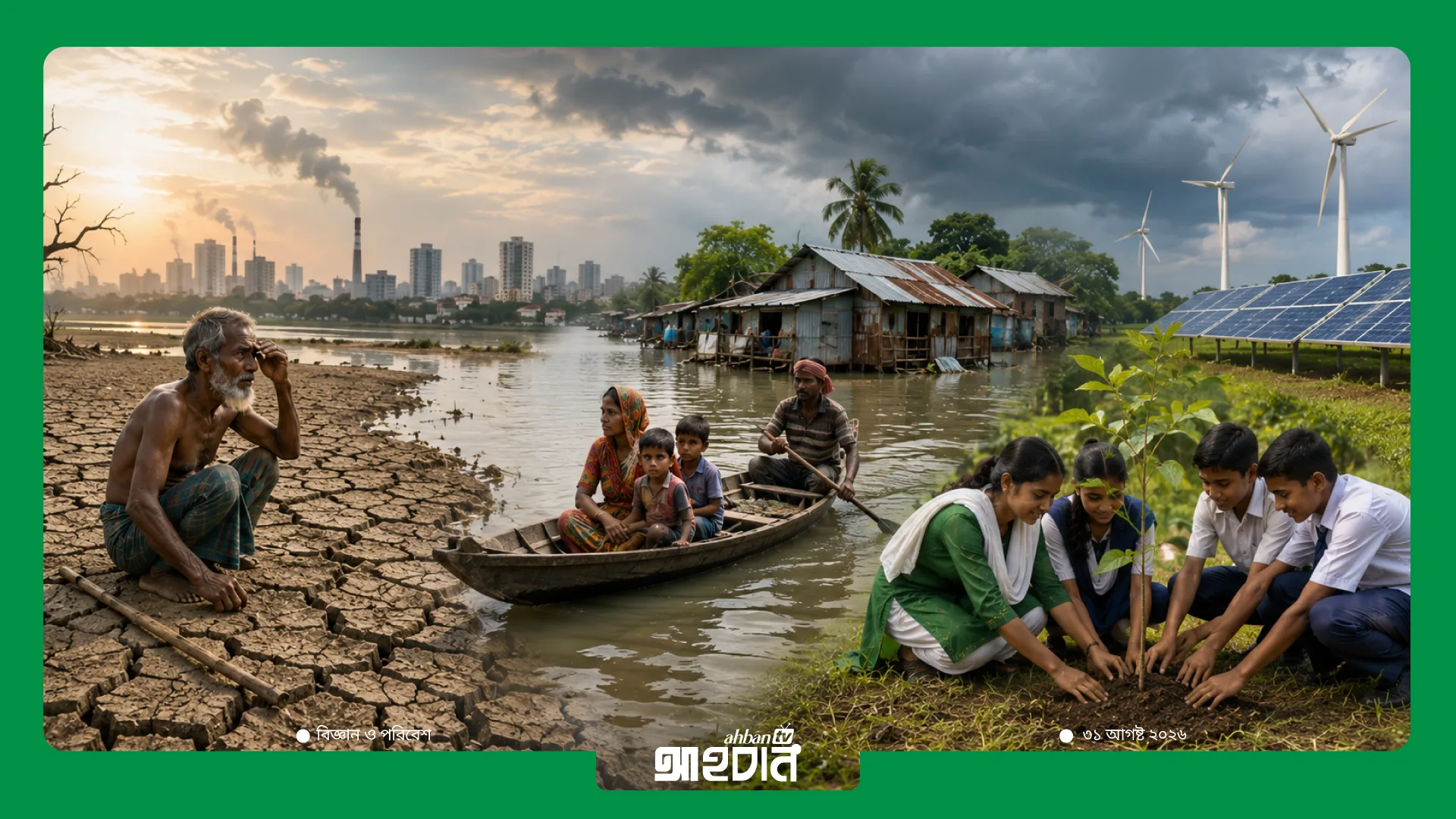 জলবায়ু পরিবর্তনে বাংলাদেশের চ্যালেঞ্জ: ভবিষ্যৎ প্রজন্মের জন্য করণীয়